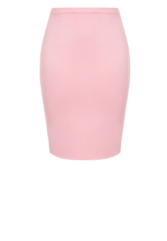 Midi Tube Skirt - blush, PINK, alternate image number null