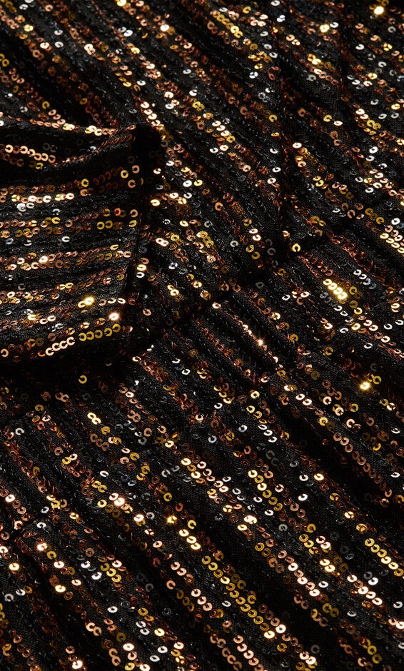 Tilly Sequin Dress - bronze, BRONZE, alternate image number null