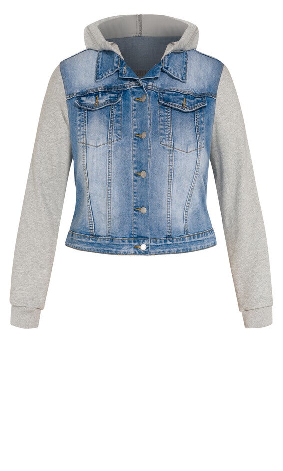 Denim Street Jacket - denim, BLUE, alternate image number 6