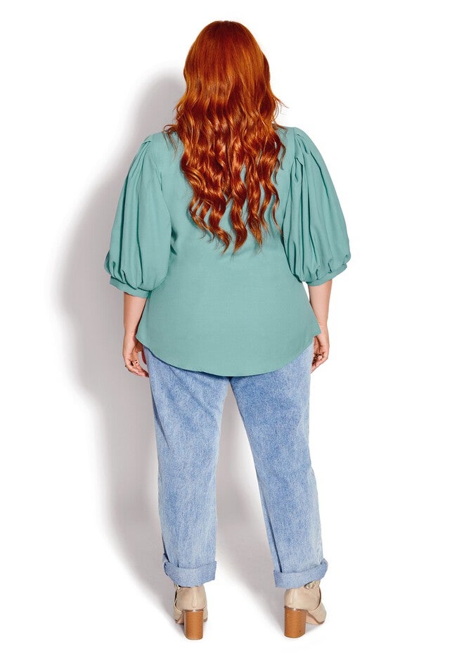 Freedom Detail Top - sage, GREEN, alternate image number null