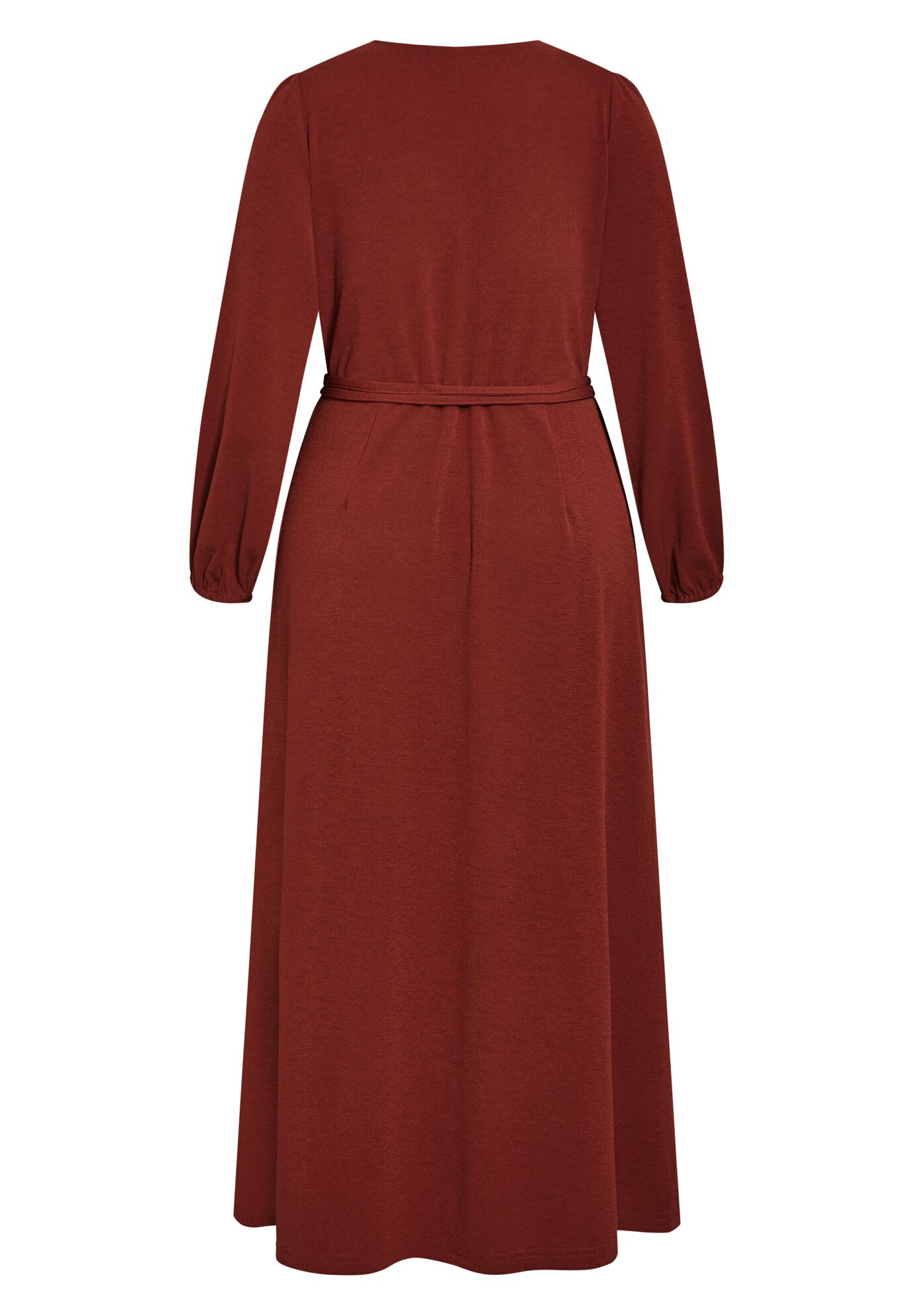 Wrap Hayden Maxi Dress - sienna, RED, alternate image number 3