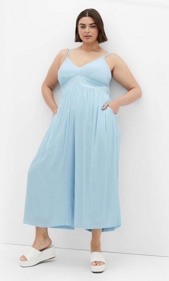 Lara Jumpsuit - blue, BLUE, hi-res image number 0