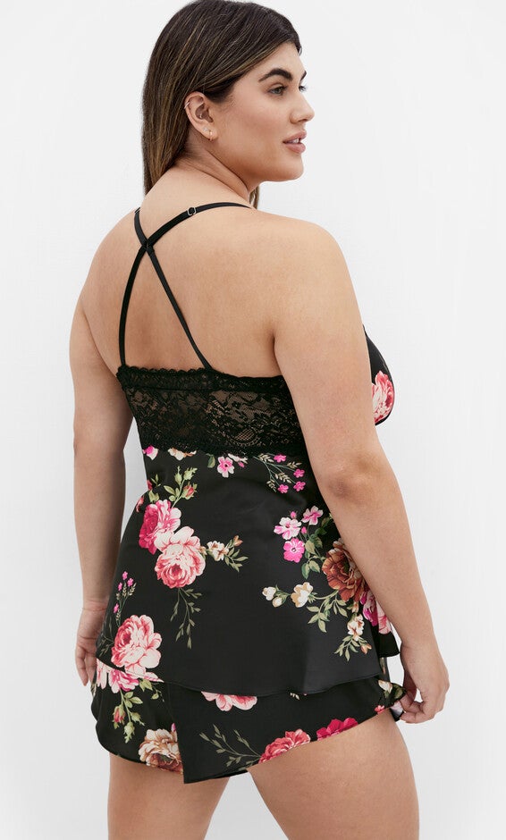 Arcadia Cami Set - black, BLACK, alternate image number null