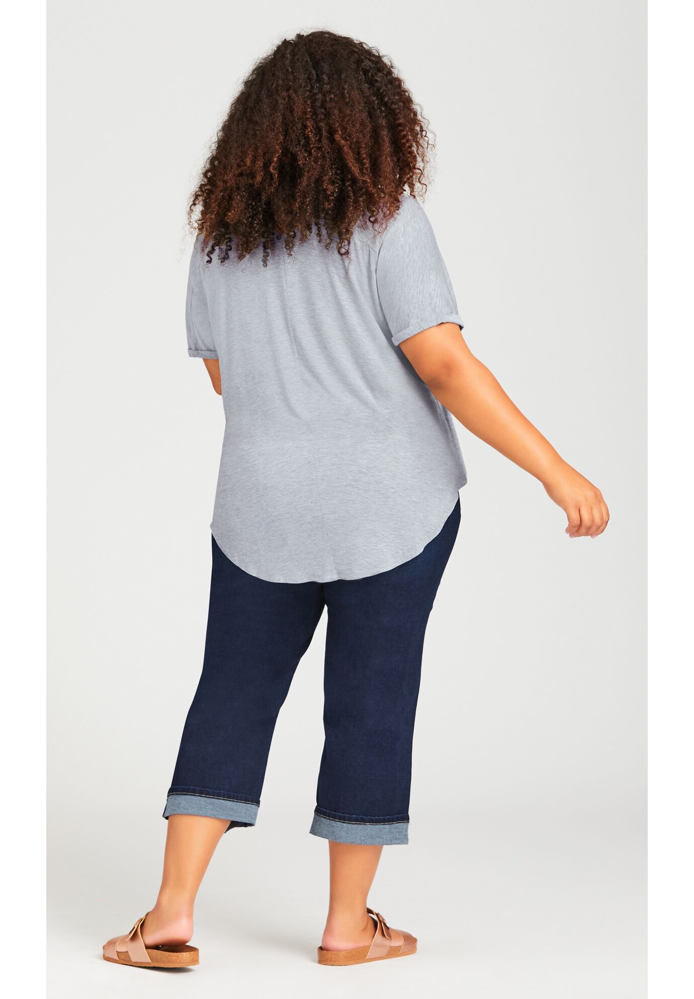 Must Have Tee, GREY MARLE, on-hover image number 1