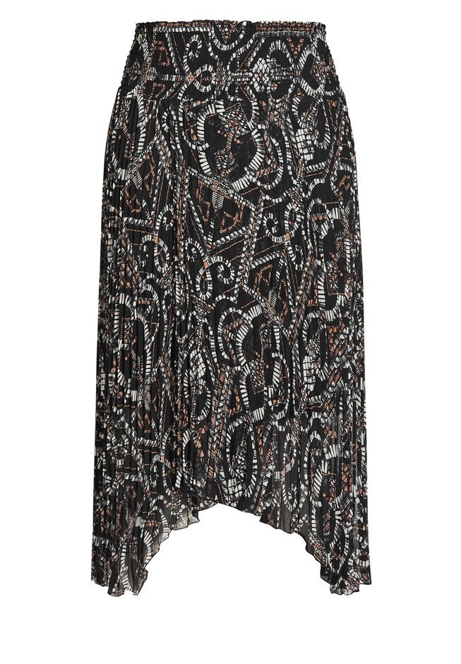 Exotic Tile Skirt - black, BLACK, alternate image number 2