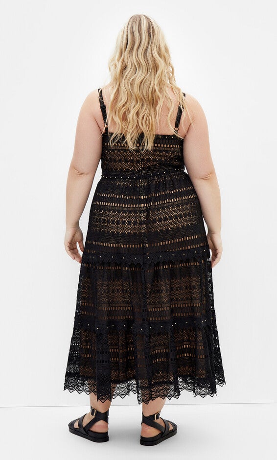 Mia Lace Dress - black, BLACK, alternate image number 1