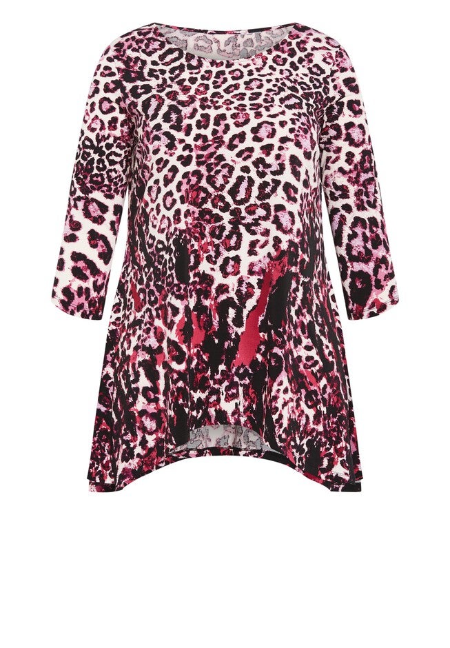 Alana Tunic, PLUM ANIMAL, alternate image number 1