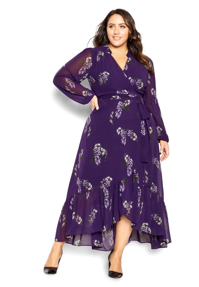 Grace Maxi Dress - petunia, PURPLE, on-hover image number null