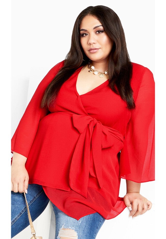 Arya Top - tigerlily, ORANGE, hi-res image number null