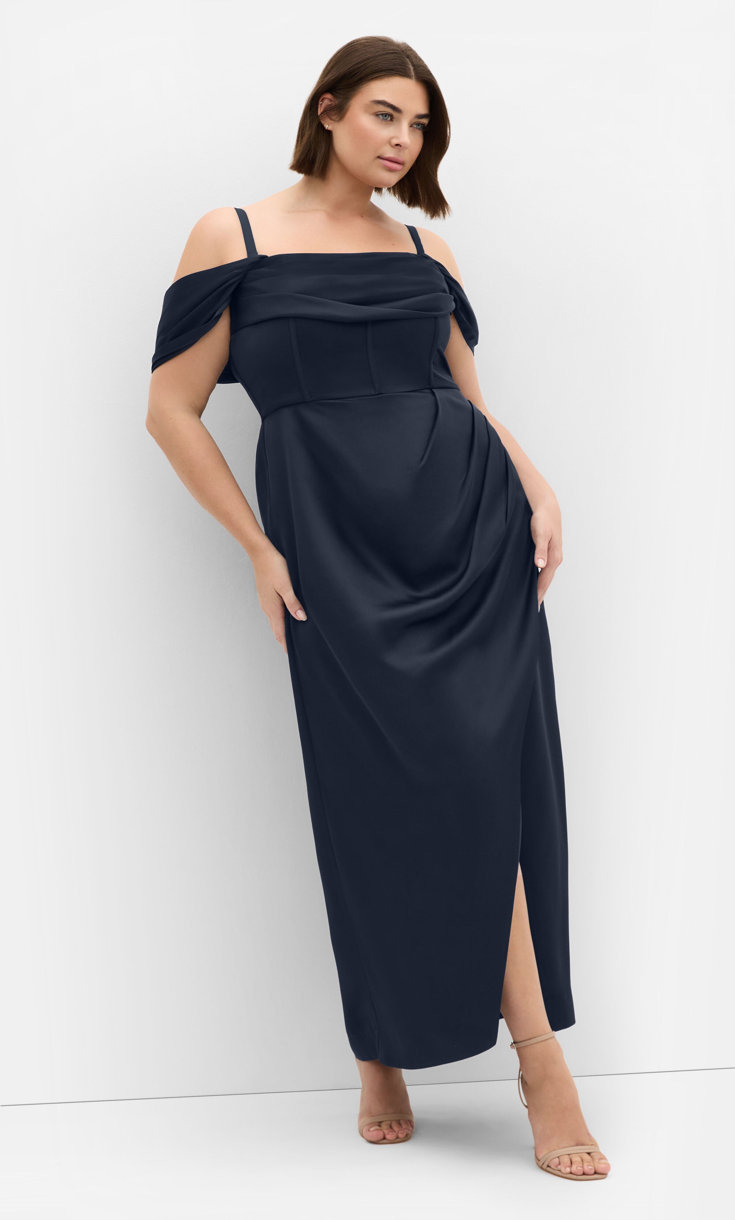 Forbidden Love Maxi Dress - navy, BLUE, alternate image number 3