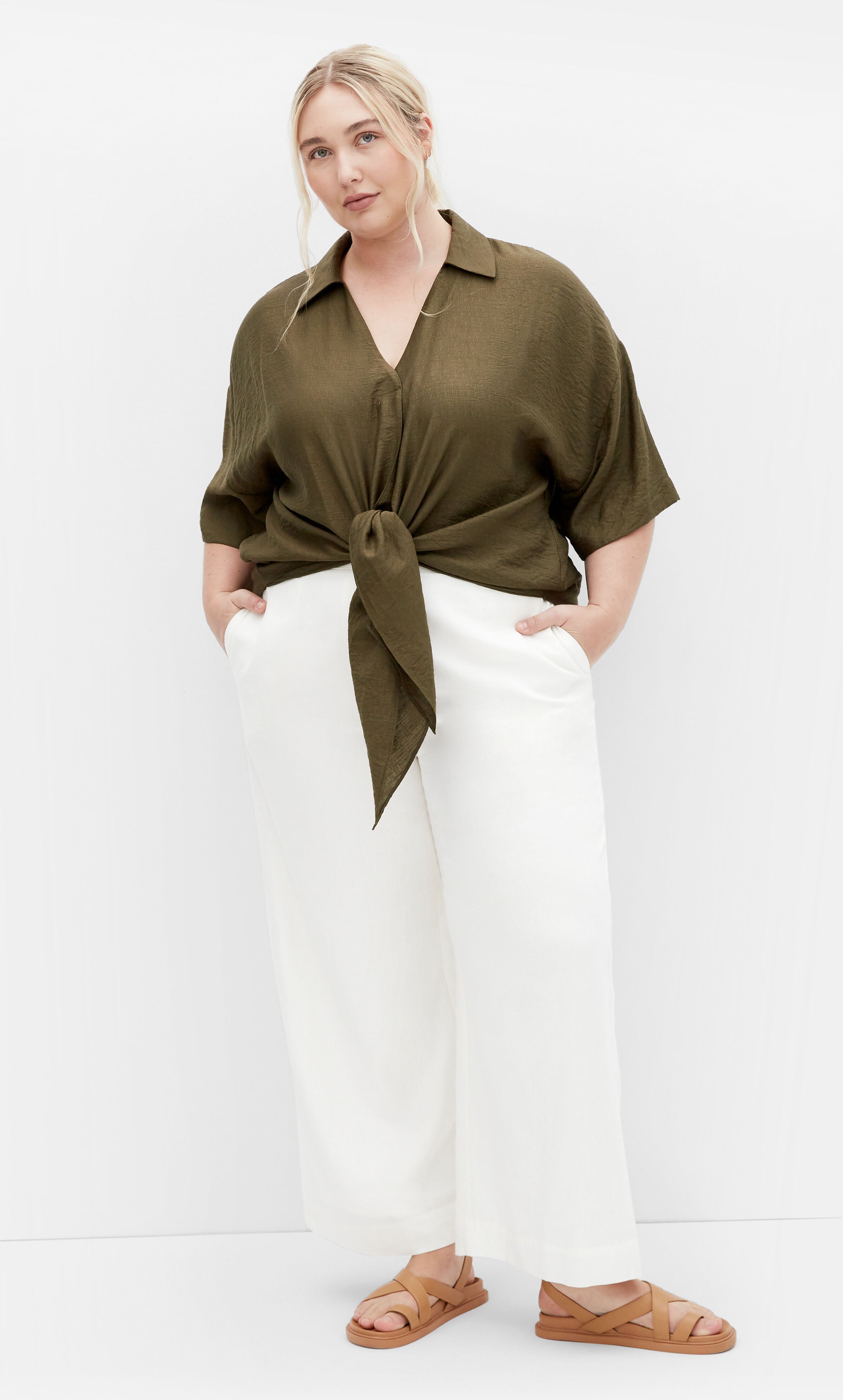 Rosie Shirt - navy, GREEN, alternate image number 1