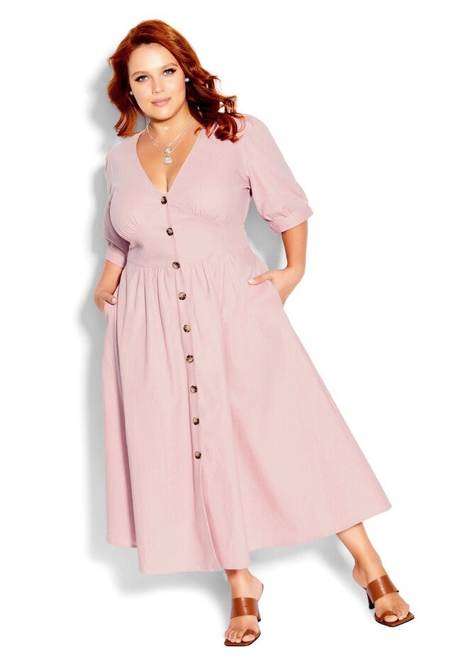Sunset Stroll Dress - dusty rose, PINK, hi-res image number null