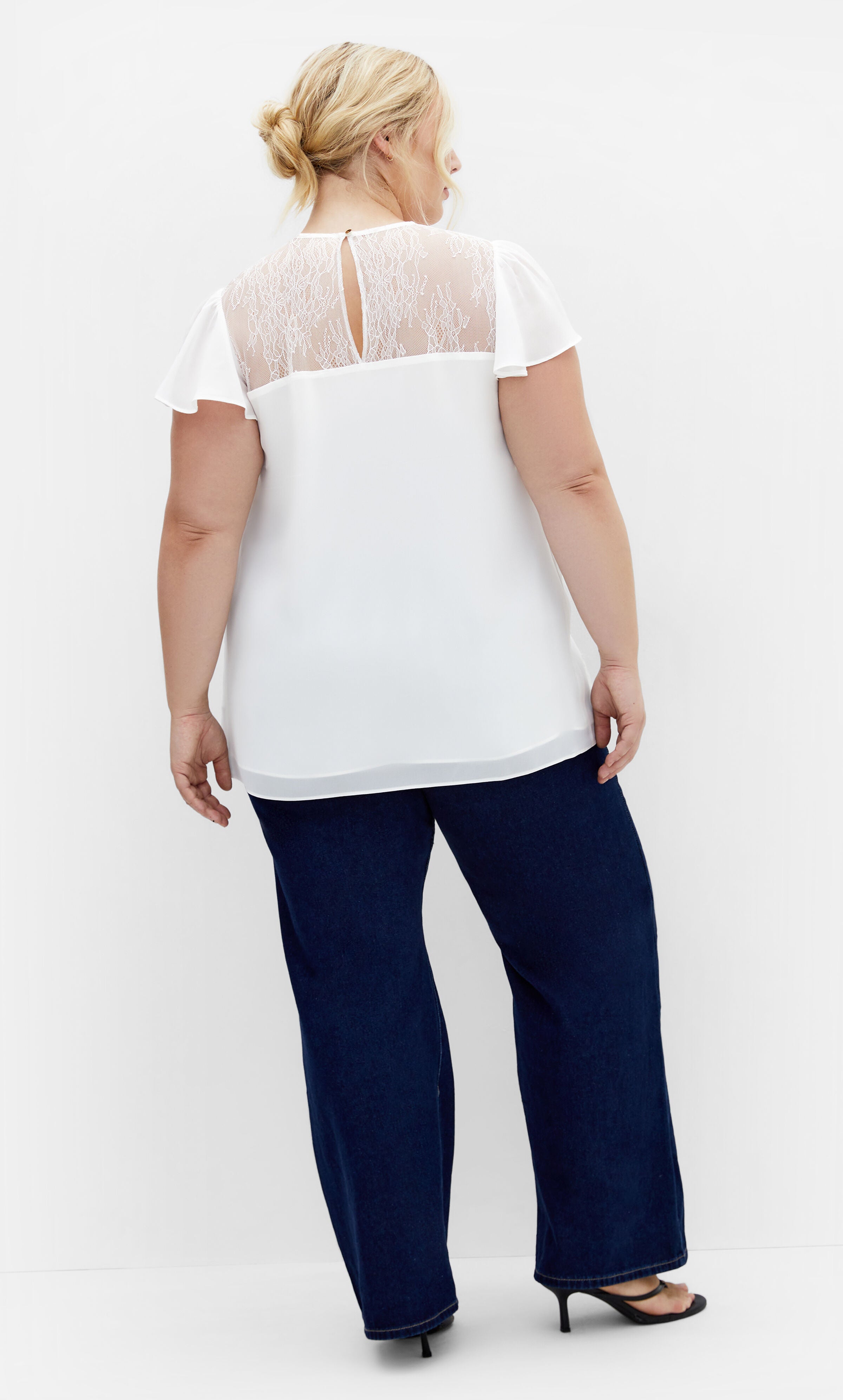 Malia Top - ivory, WHITE, alternate image number 2