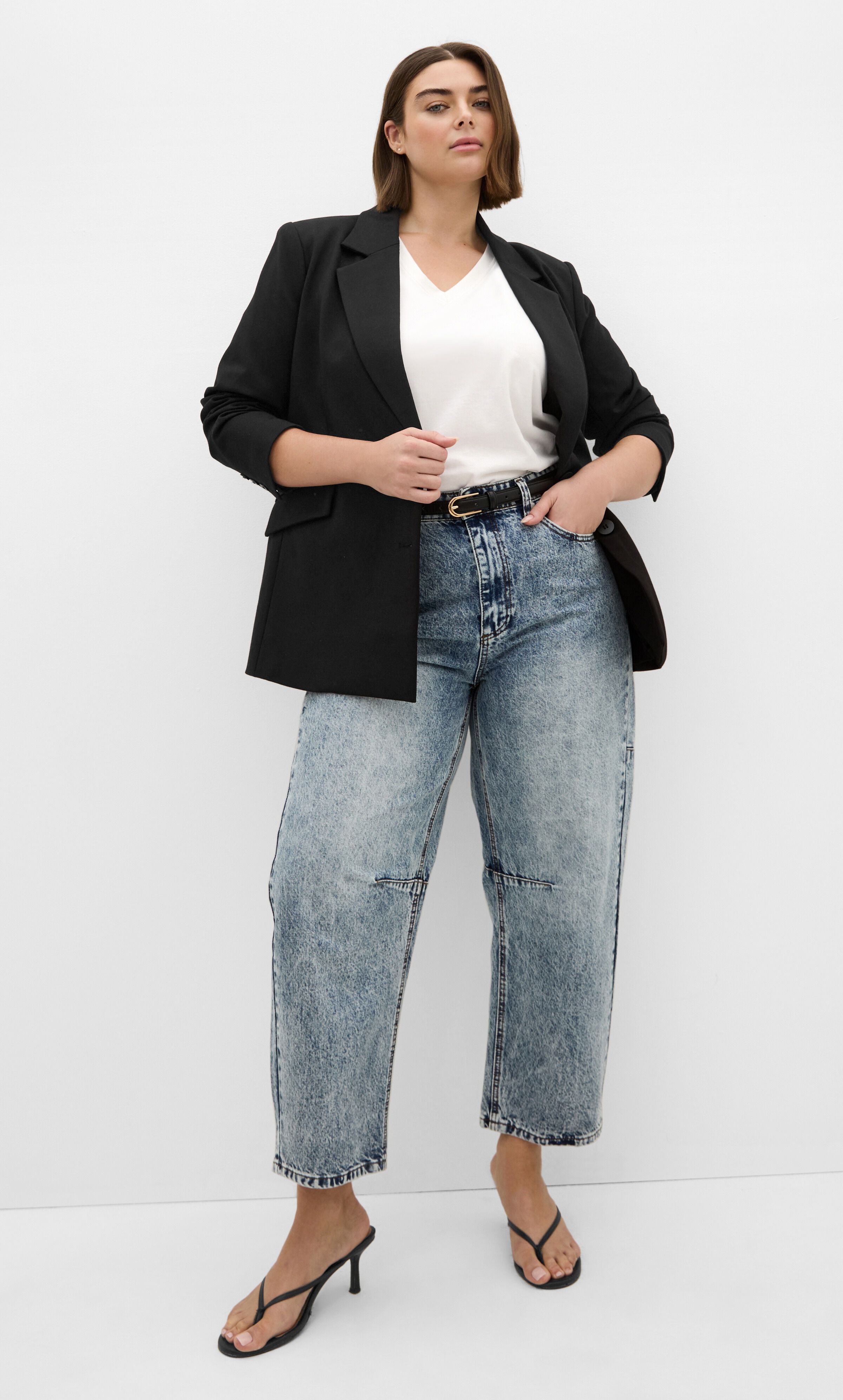 Galactic Ponte Blazer, BLACK, on-hover image number 1