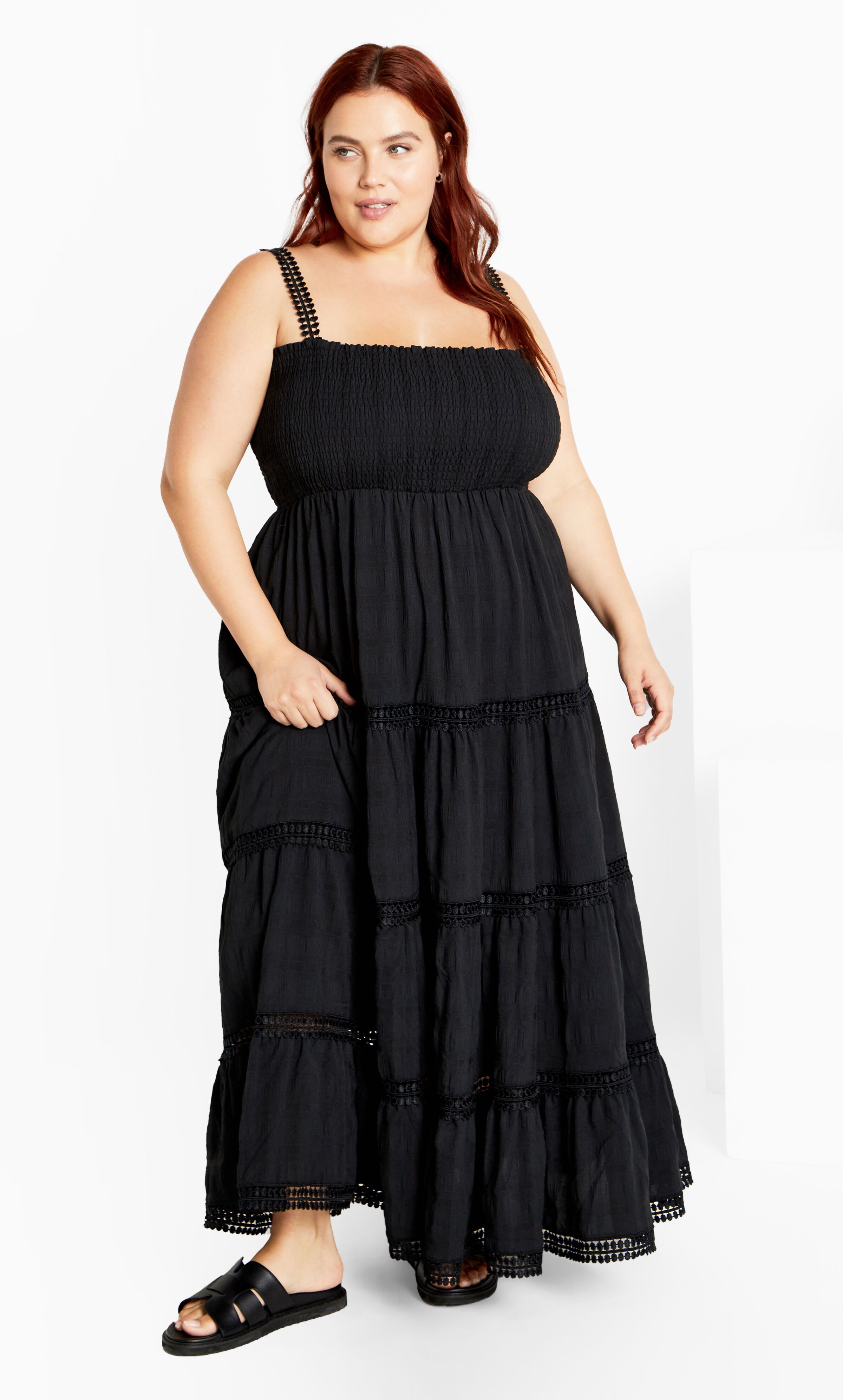Dakota Dress - black, BLACK, hi-res image number 0