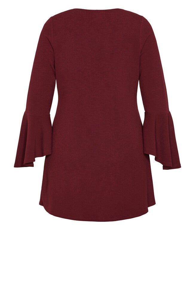 Ryan Dress - port, RED, alternate image number null