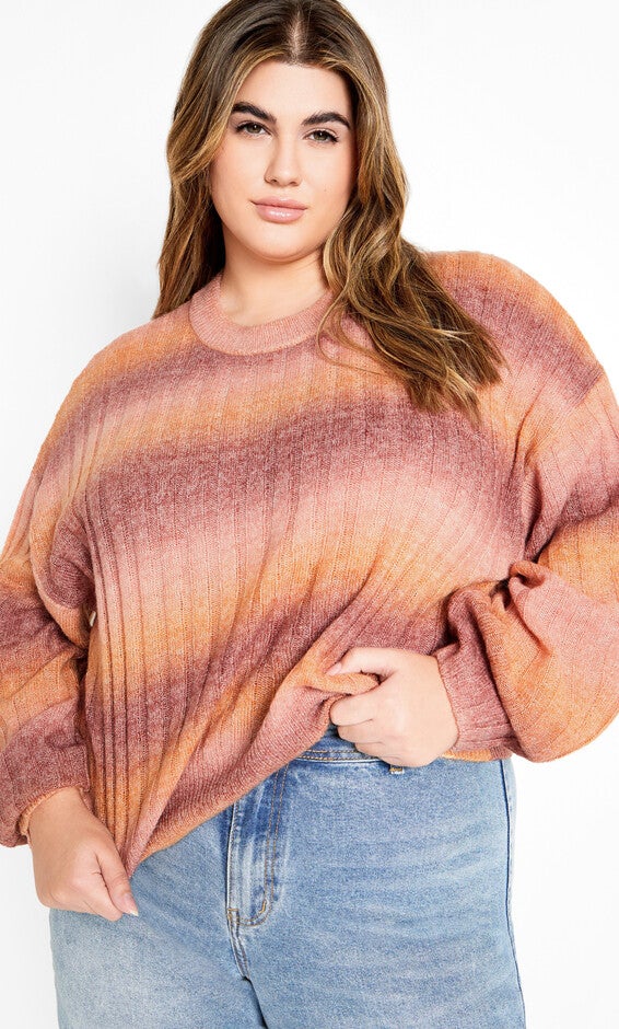Shay Sweater - amber, ORANGE, hi-res image number null