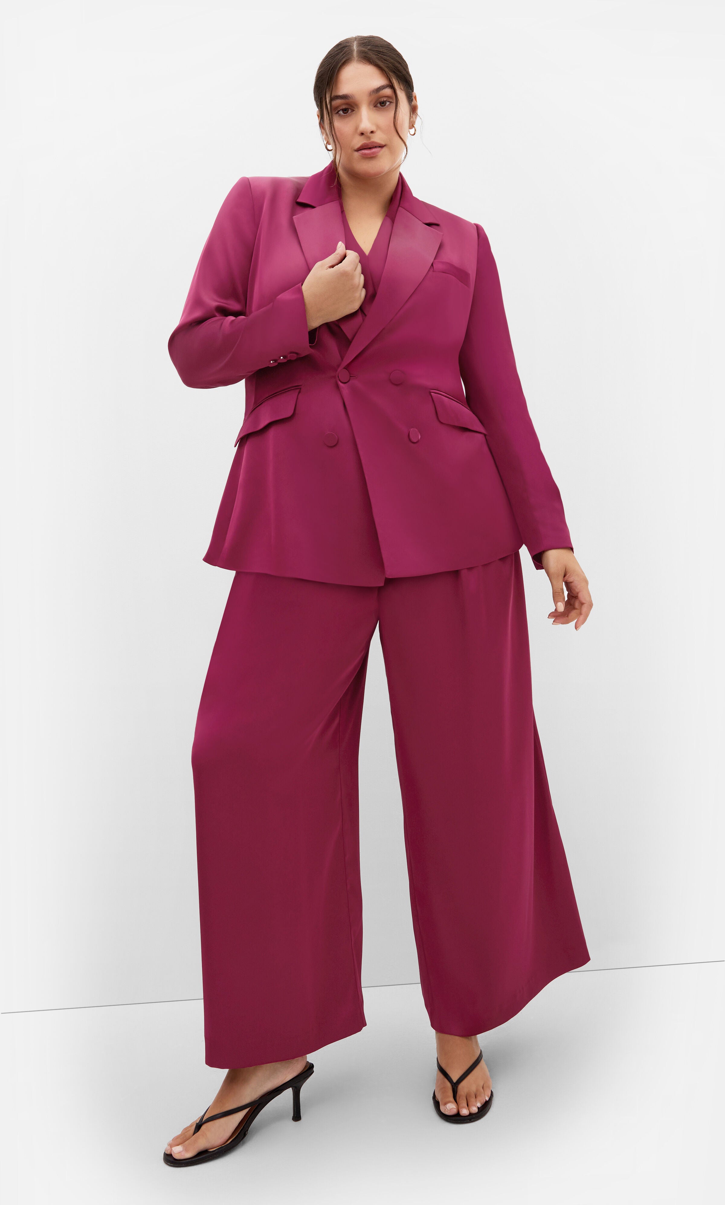 Rylie Satin Palazzo Pant