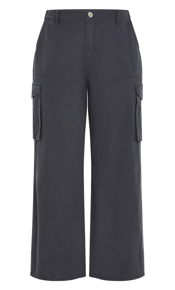 Mia Cargo Pant - steel washed, BLUE, alternate image number null