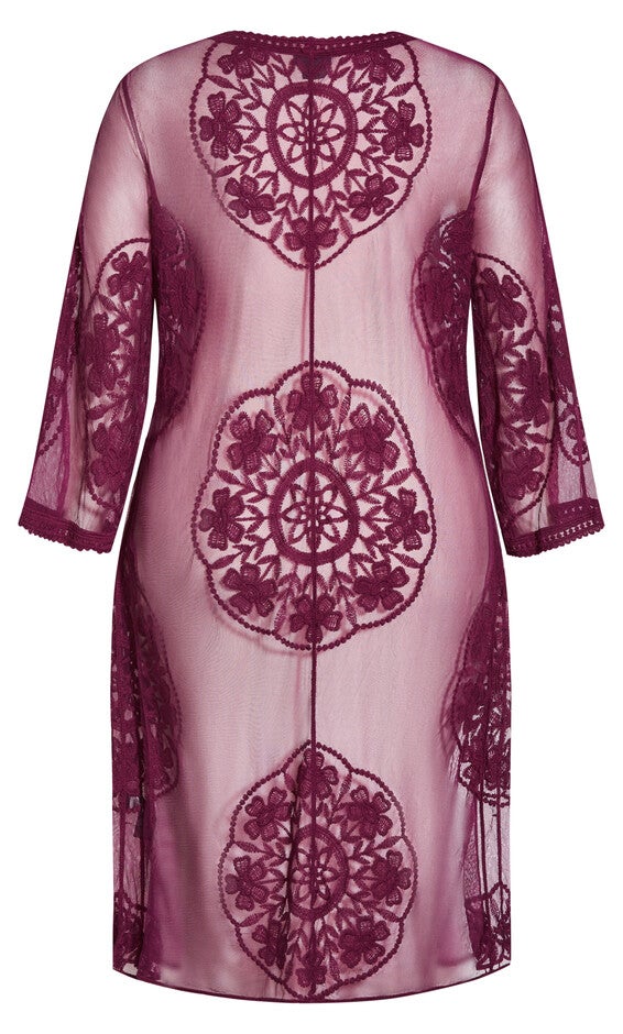 Lost Angel Jacket - wine, RED, alternate image number null