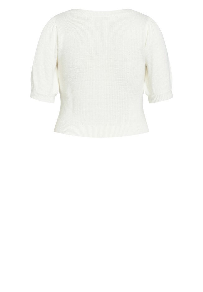 Isabella Cardigan - milk, WHITE, alternate image number 3