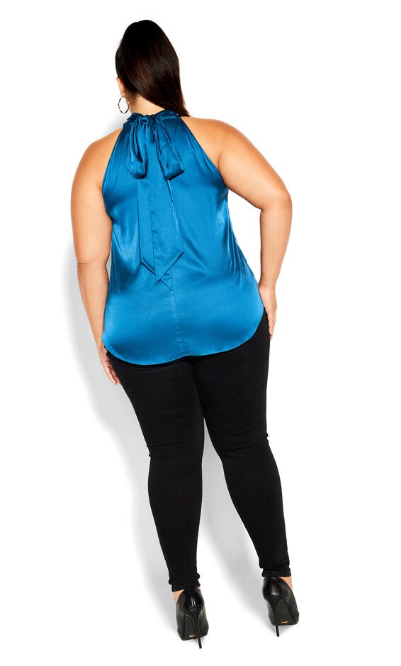 Sexy Shine Top - deep teal, DEEP TEAL, alternate image number 3