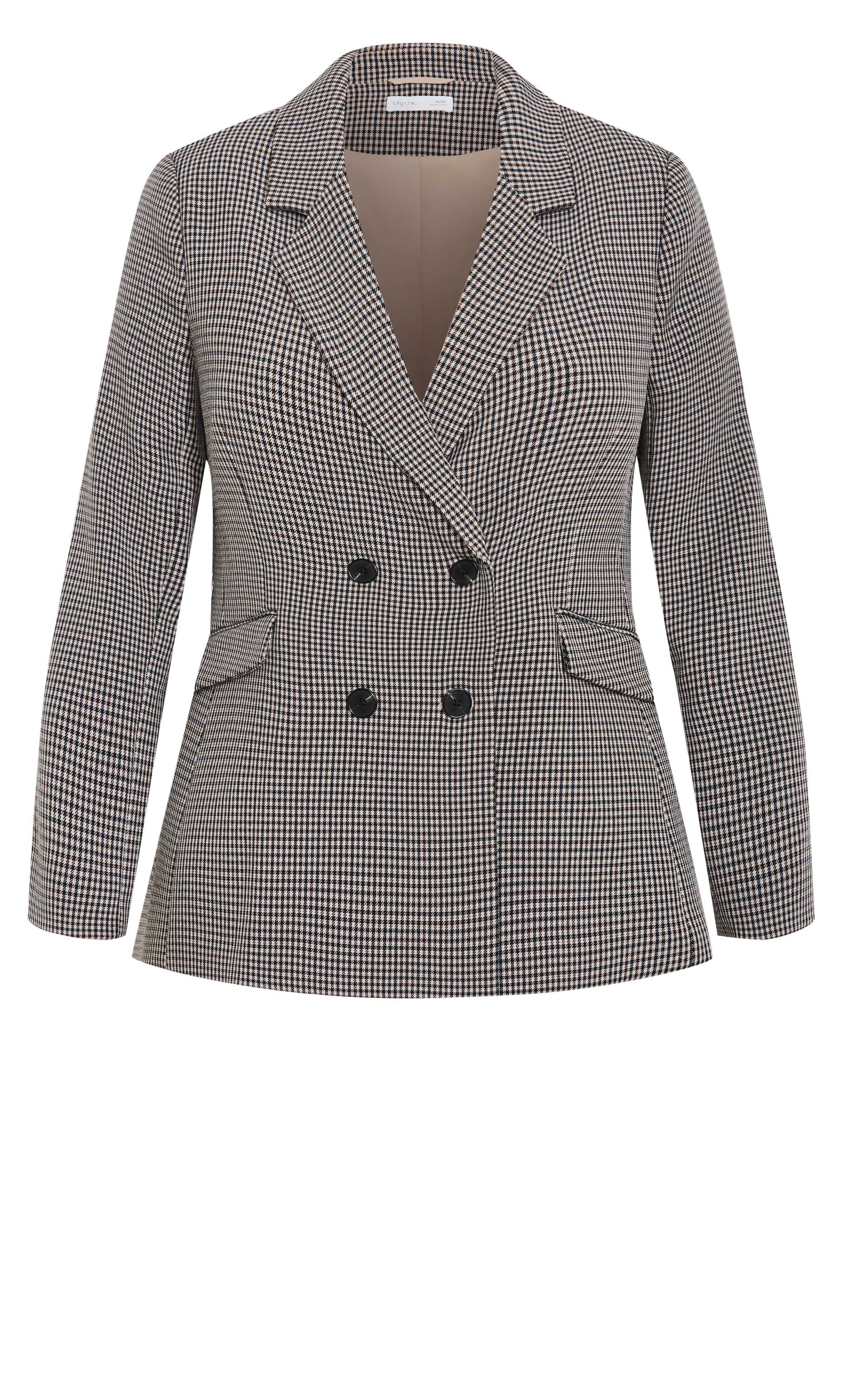 Tiana Plaid Jacket, BEIGE, alternate image number 6