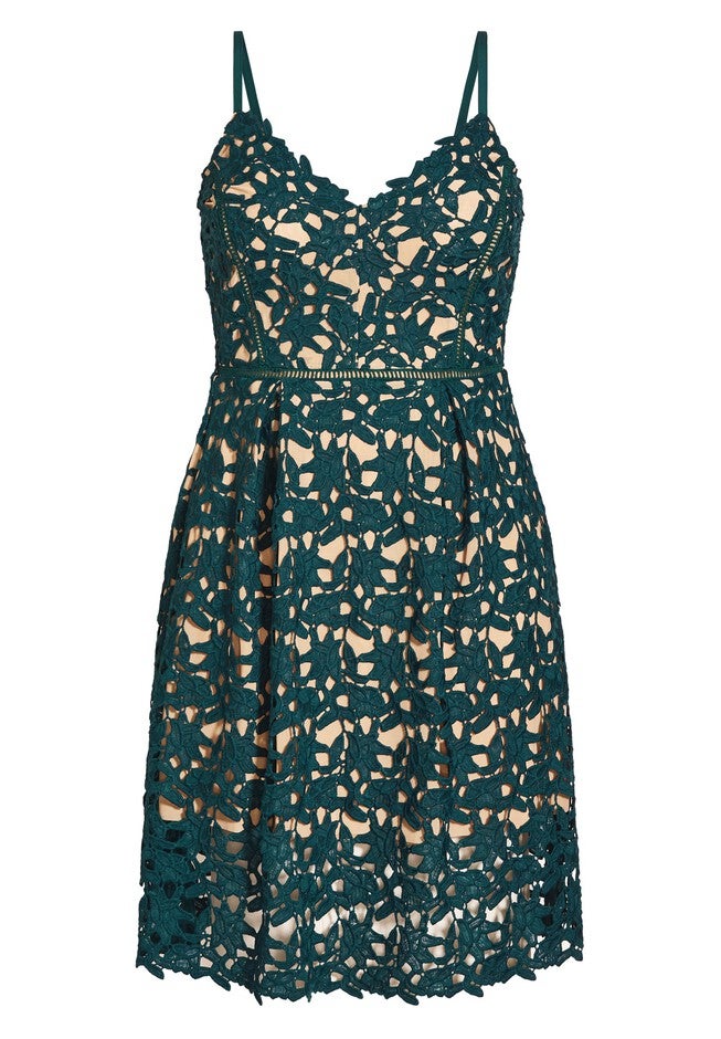 So Fancy Dress - emerald, GREEN, alternate image number null
