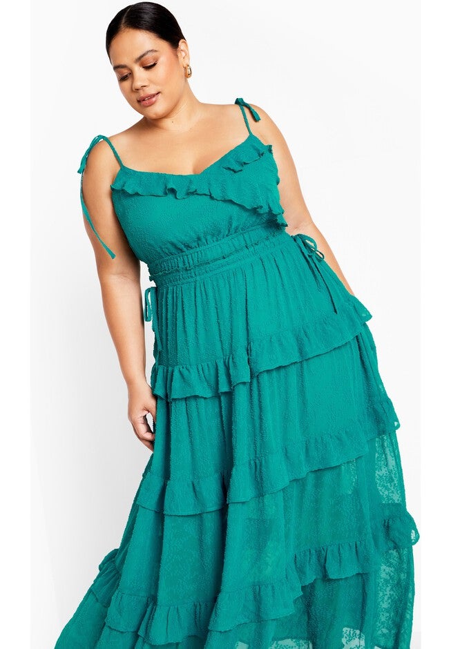 Renee Dress - emerald, GREEN, hi-res image number null