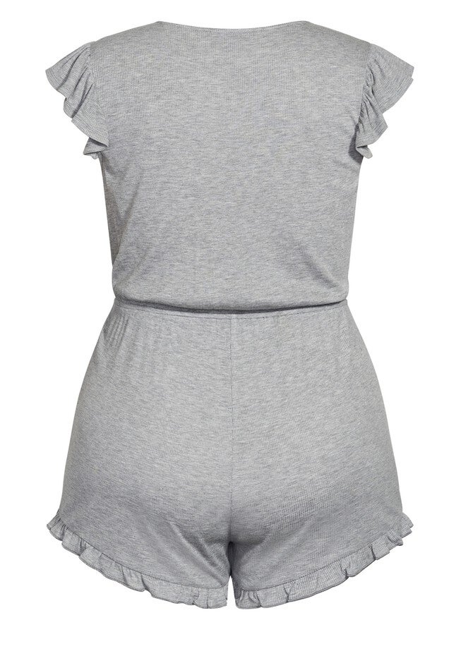 Ellie Sleep Romper - gray, GREY, alternate image number null
