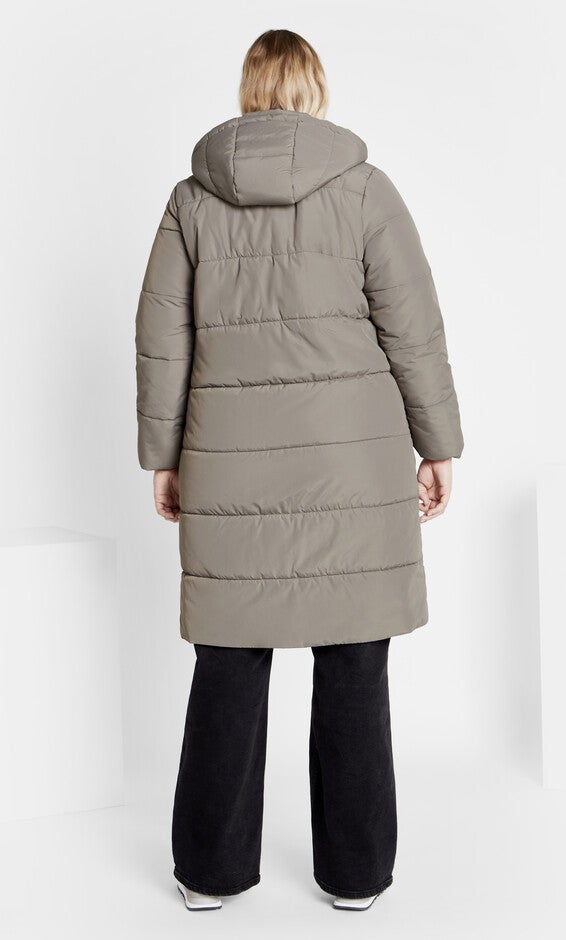 Darcy Puffer Jacket - sage grey, GRAY, alternate image number null