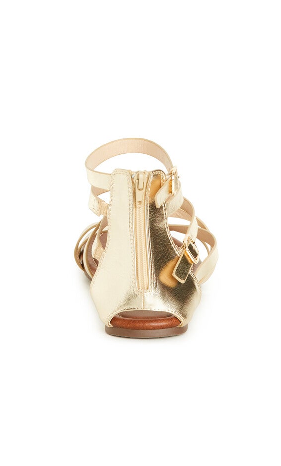 WIDE FIT Ios Sandal - gold, YELLOW, alternate image number 2