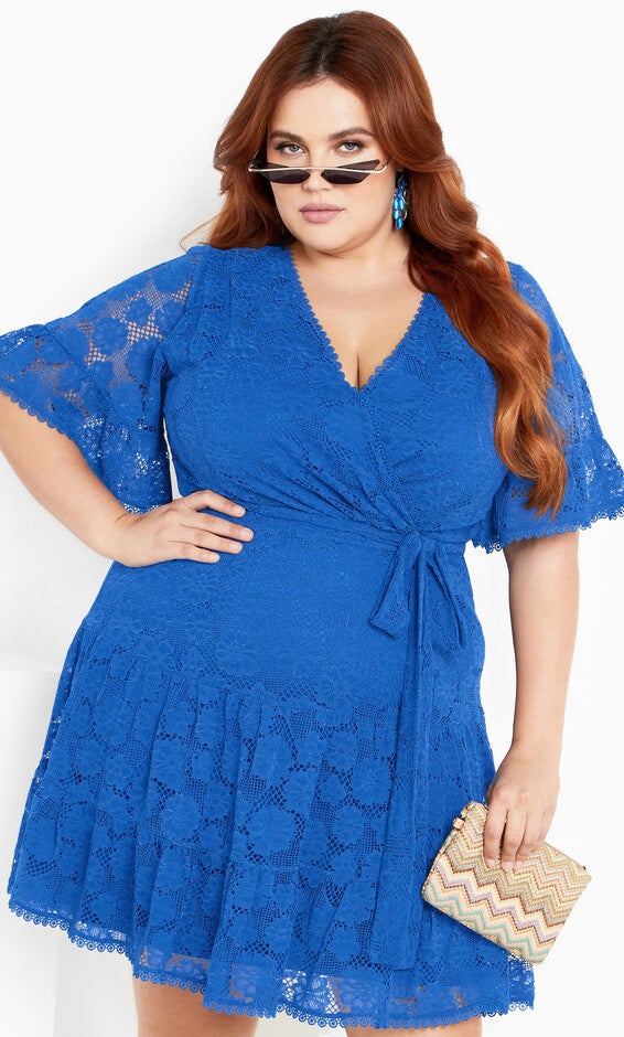 Garden Kisses Dress - blue, BLUE, alternate image number 2