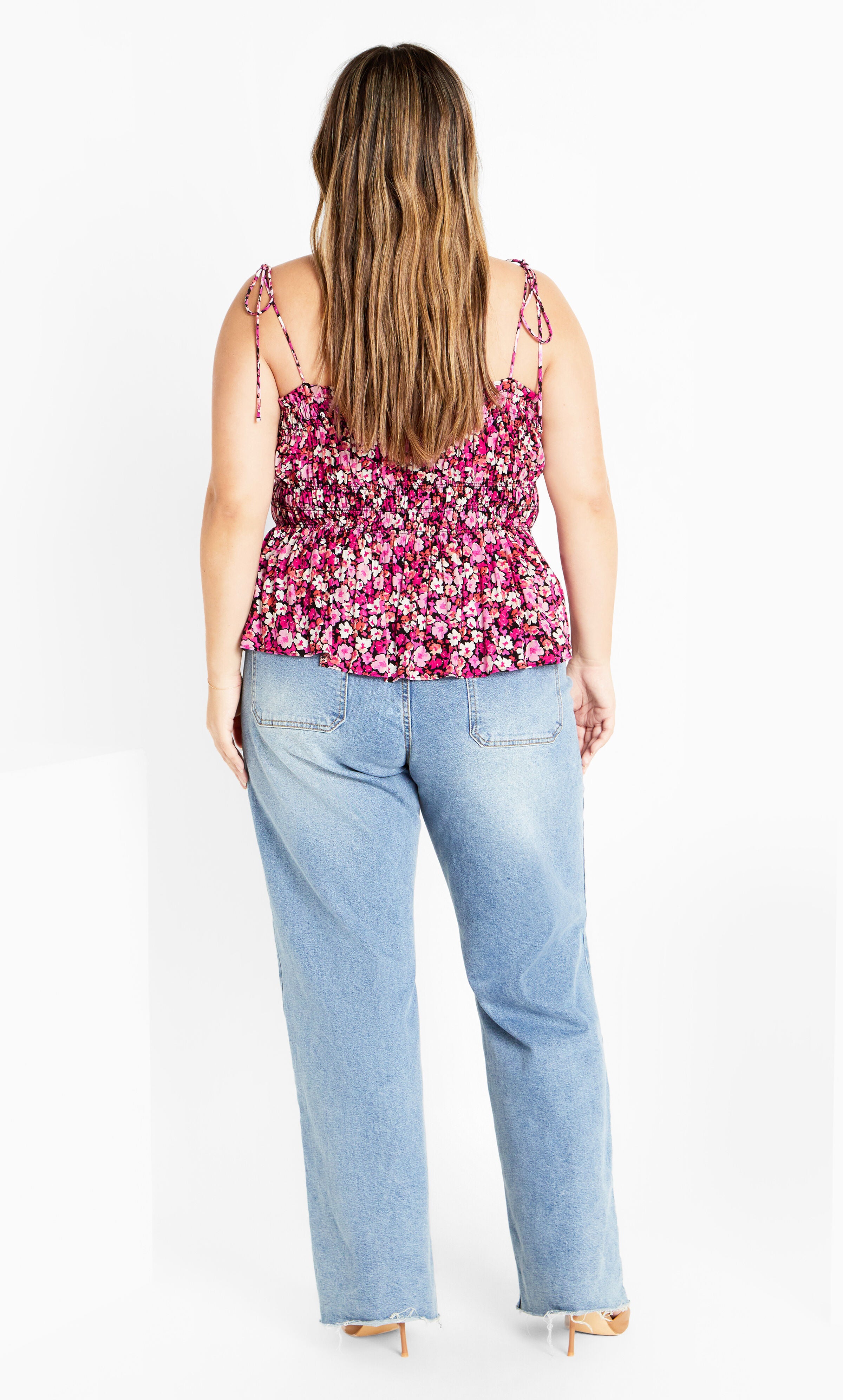 Lyla Print Top - pink, PINK, alternate image number 2