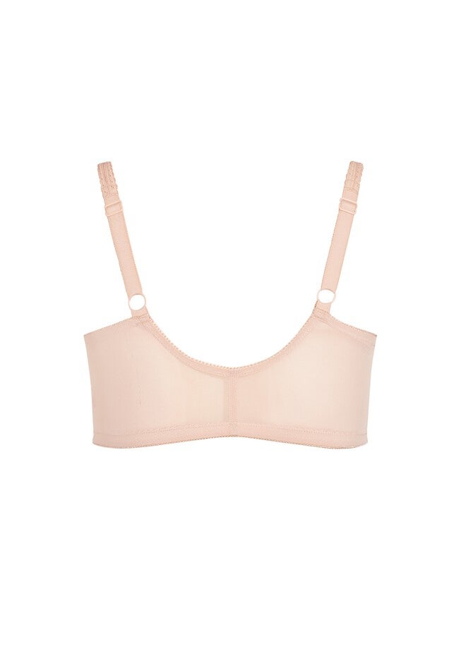 Full Coverage Wire Free Bra, NATURAL, alternate image number null