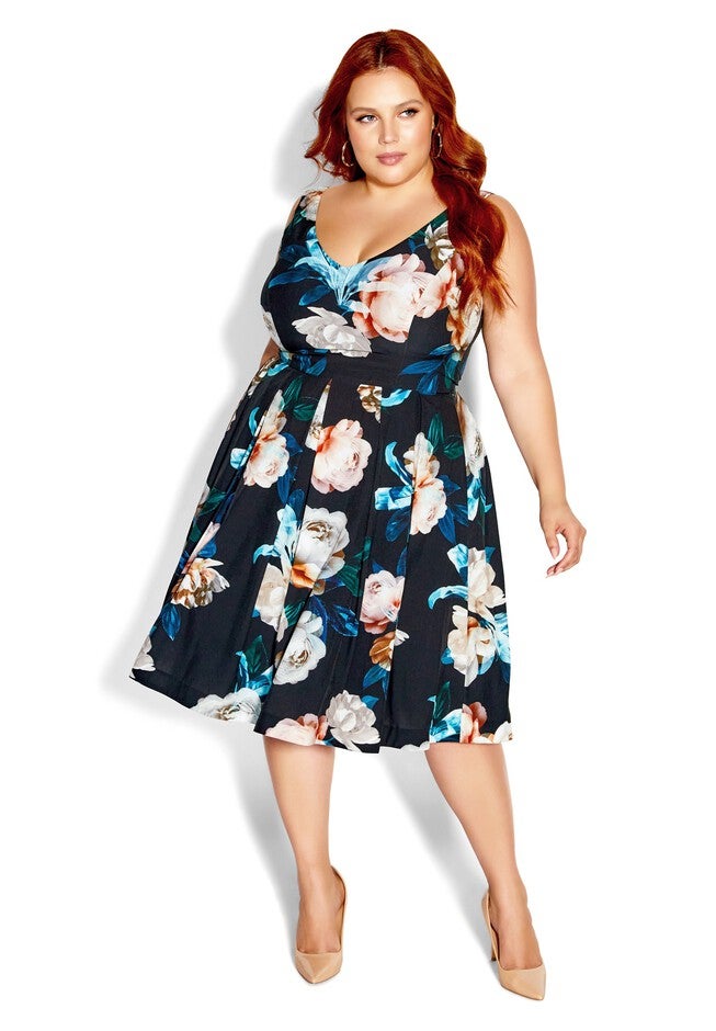 Sandra Dress - black, BLACK, hi-res image number 0