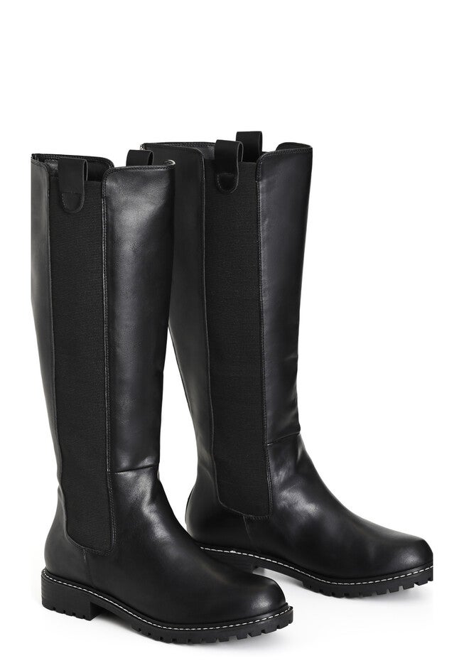 WIDE FIT Arizona Knee Boot - black, BLACK, alternate image number null