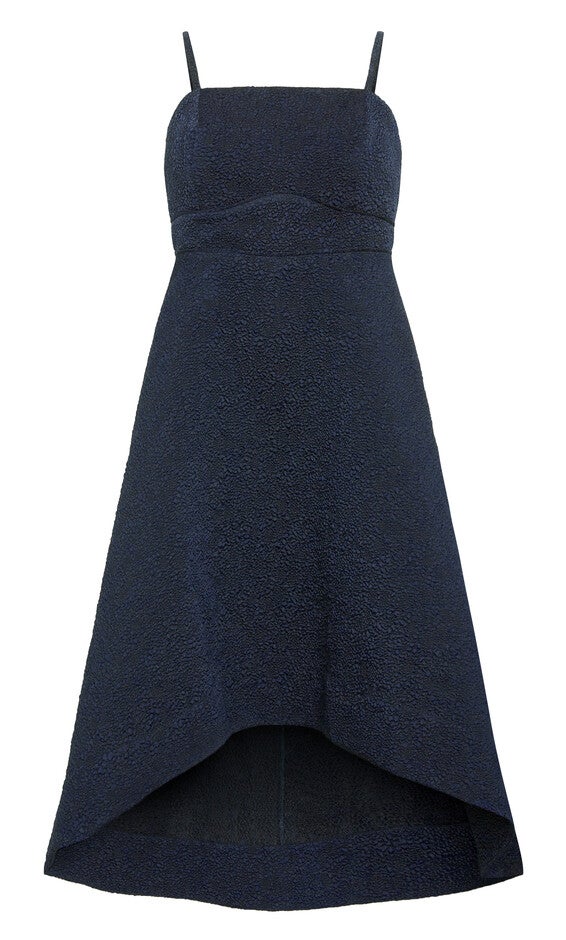 Tiffany Hi Low Maxi Dress - navy, NAVY, alternate image number null