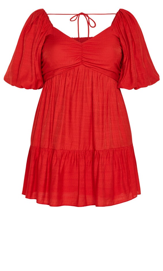 Mindy Dress - red, RED, alternate image number null