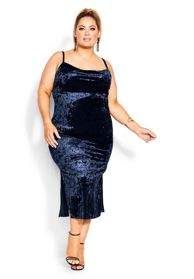 Isabela Dress - midnight, BLUE, on-hover image number 1