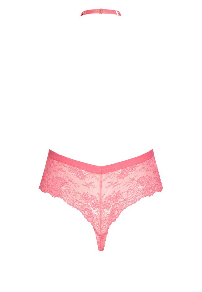 Saskia Lace Bodysuit - sherbet, PINK, alternate image number 2