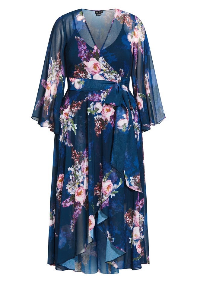 Nora Maxi Dress - navy, BLUE, alternate image number null