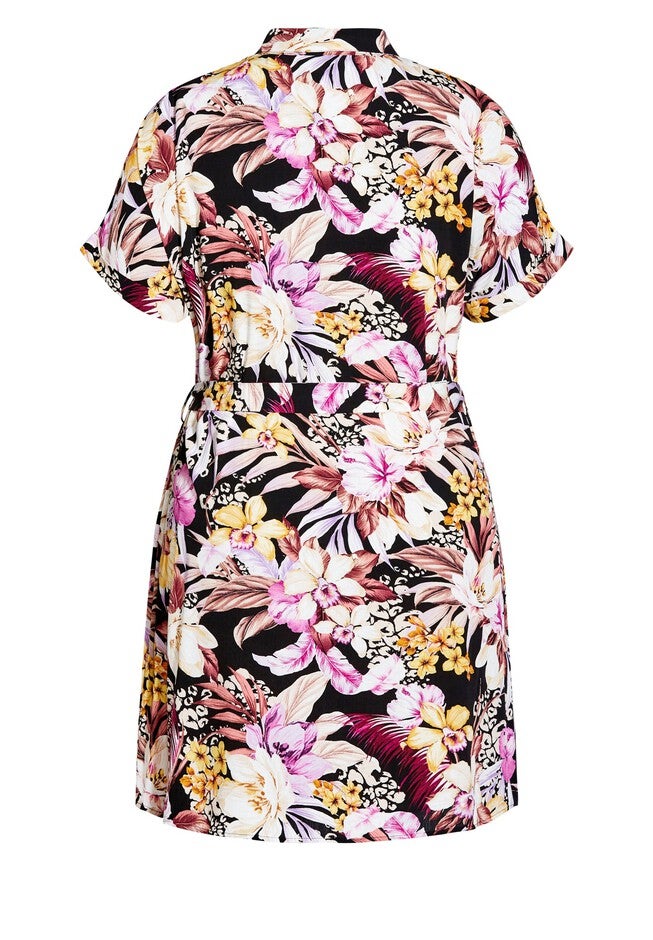 Mahe Shirt Dress - black, BLACK, alternate image number null