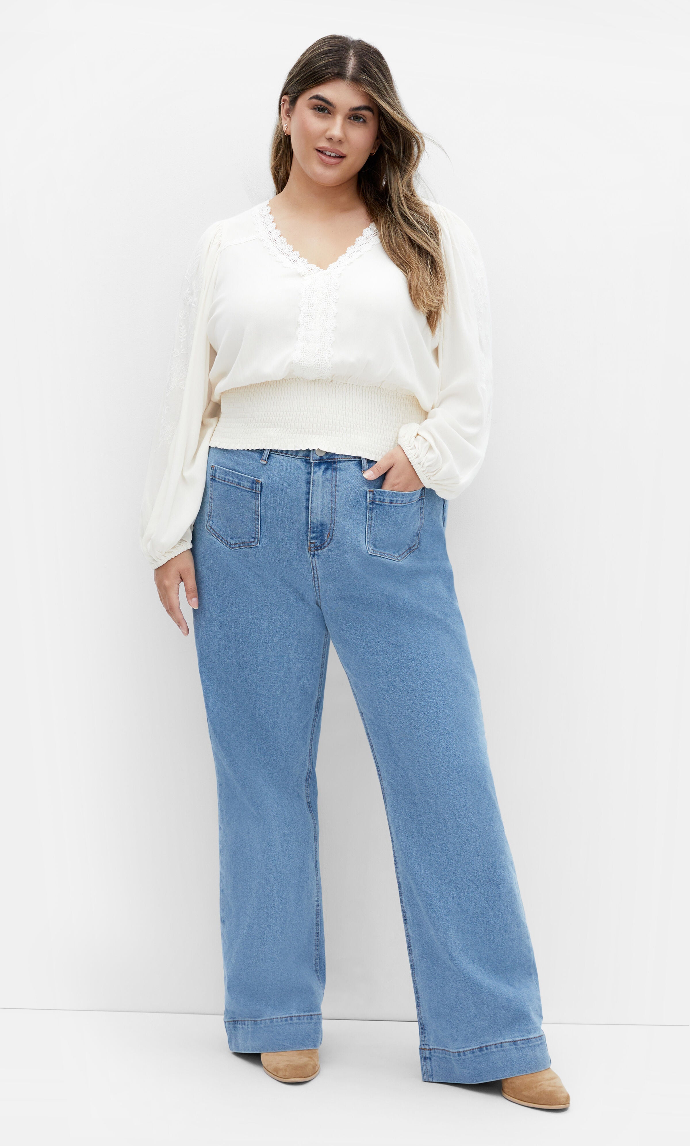 Frankie Top - ivory, WHITE, alternate image number 2