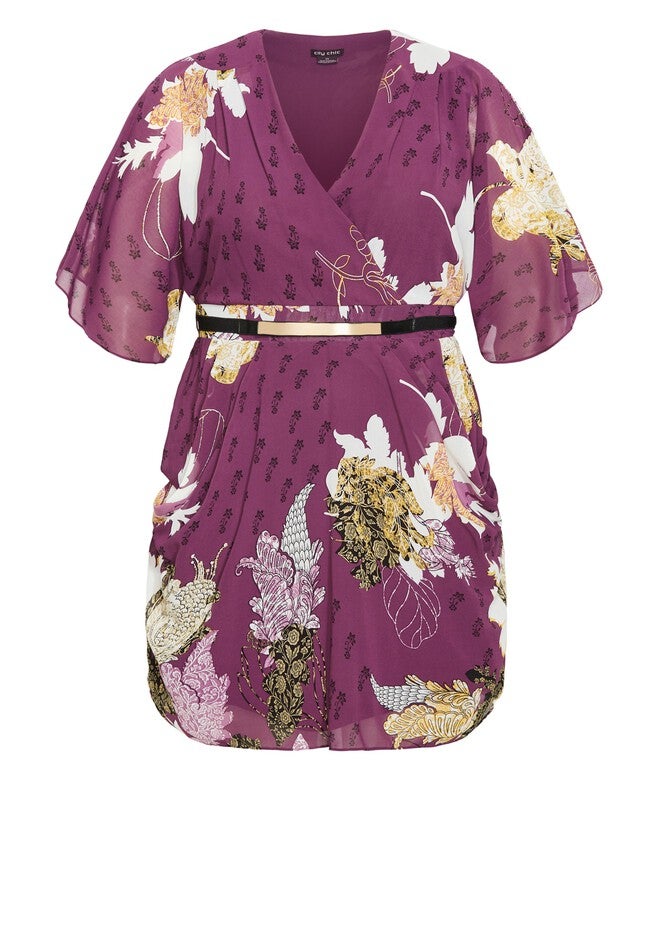 Jillian Dress - purple, PURPLE, alternate image number null