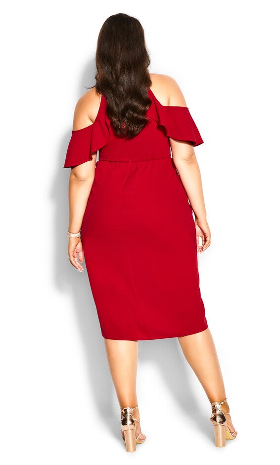 Love Siren Dress - siren red, RED, alternate image number null