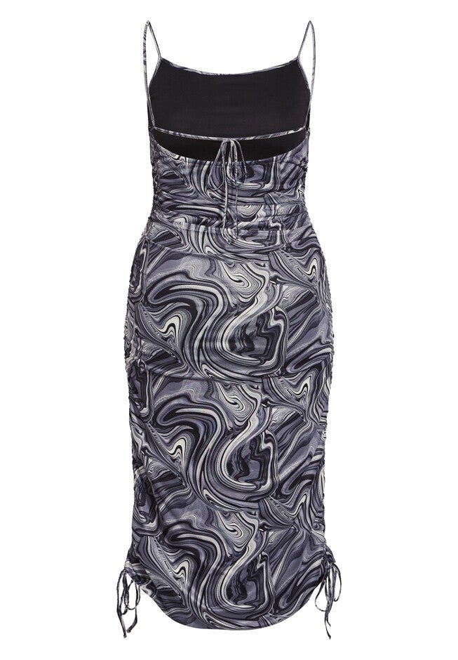 Whirlwind Dress - black, BLACK, alternate image number null