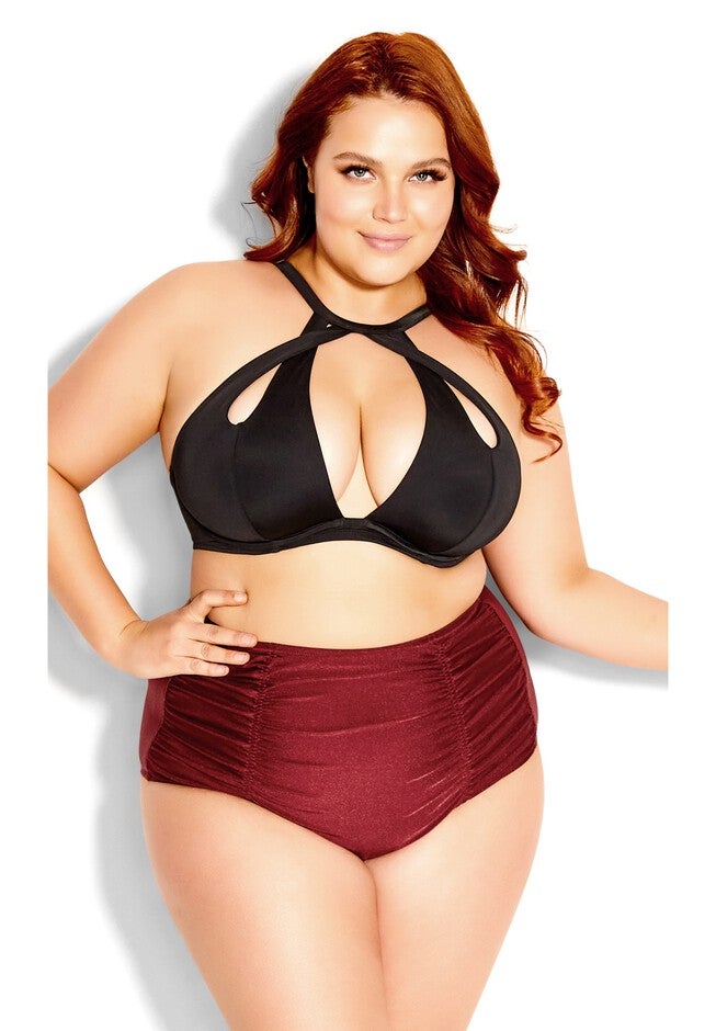 Azores Bikini Brief - merlot, PURPLE, hi-res image number 0