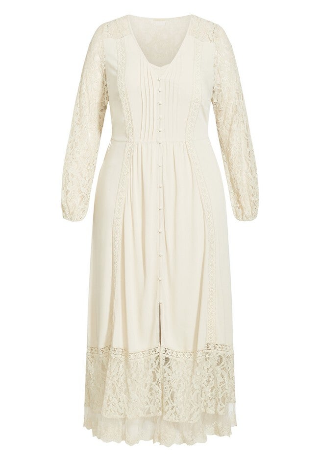 Fallen Angel Maxi Dress - buff, BEIGE, alternate image number 3