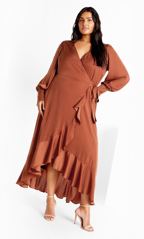 Oki Maxi Dress - copper, ORANGE, hi-res image number null